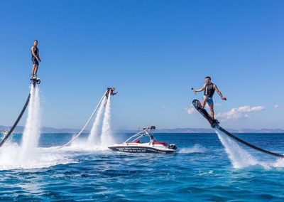 flyboard and hoverboard luxury yacht charter